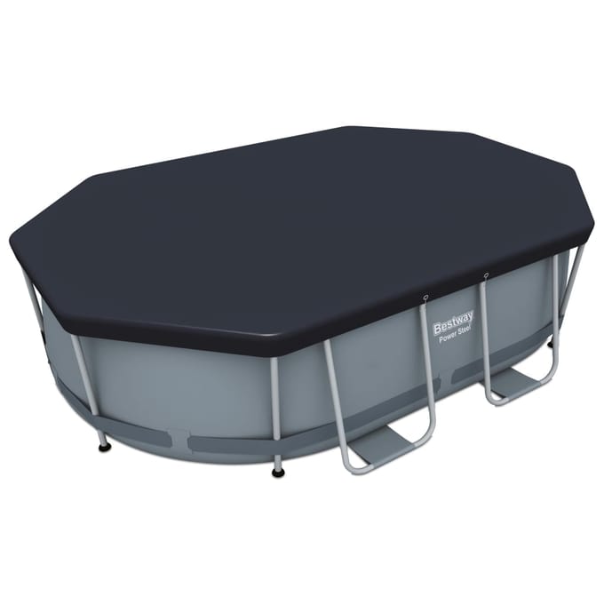 Afdekzeilwinkel - Bestway® Flowclear Cover Power Steel Ovaal 300