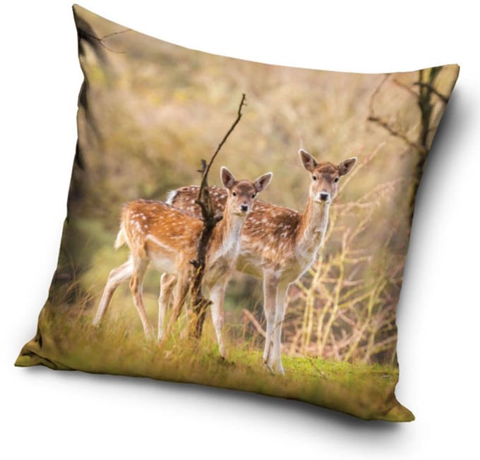 Dieren Hertenbos Kussenhoes 40x40 cm
