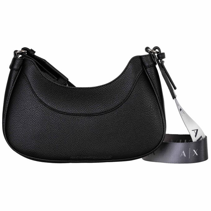 HalfMoon Shoulder Bag Wo - Black