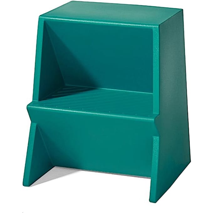 Richard Lampert Mono opstapkrukje - waterblauw