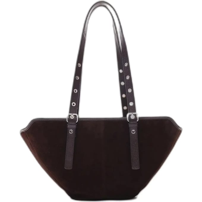 Núnoo Small Nora Suede Chocolate Größe: OS | Handtaschen Outlet | Unisex | Braun