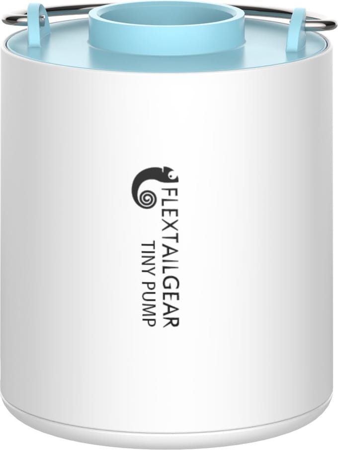 Flextail Gear - luchtbed pomp - Tiny Pump - Oplaadbare luchtbedpomp - vacuümzuigen - 2-in-1 Blauw