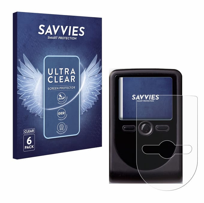 Savvies - Screenprotector voor OneSpan DigiPass 760 - Folie Beschermfolie transparant 6 Stuks