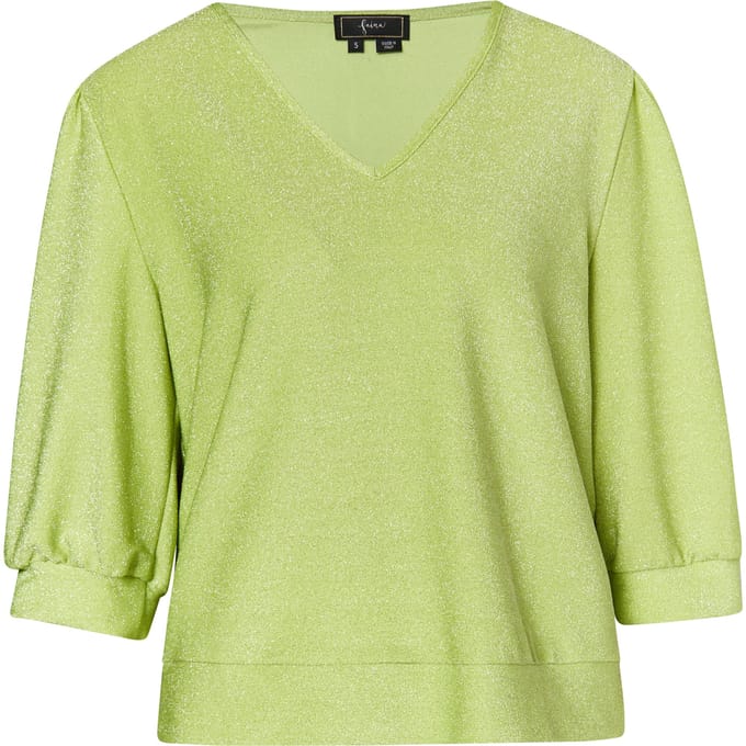 Faina Glitter Shirt Dames kalk