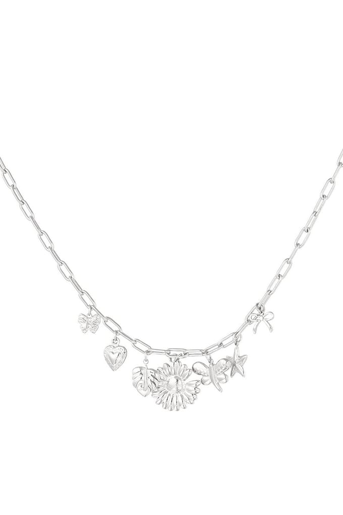 Botanical bliss ketting Zilver