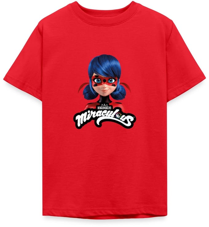 Miraculous Ladybug Met Logo T-Shirt Tiener