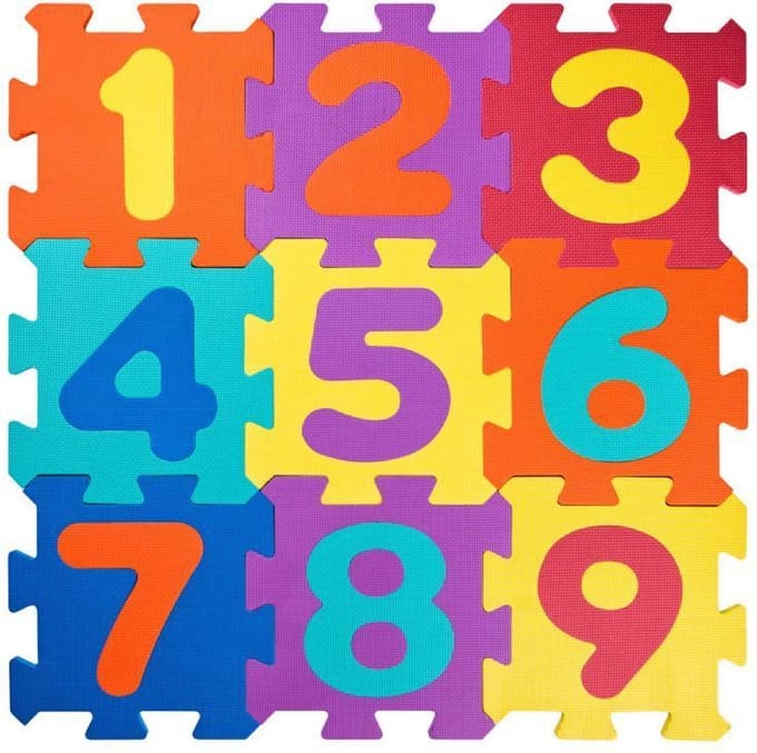Foam Puzzelmat Speelmat Cijfers - Vloerpuzzel