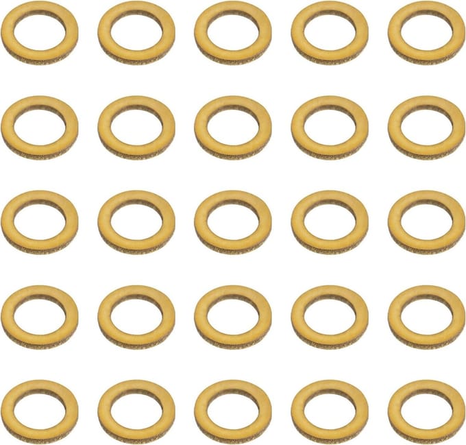 100 Stuks Messing Ringen 0.5mm Dikke Platte Washers voor DIY Schepen, Modelbouw en Treinen