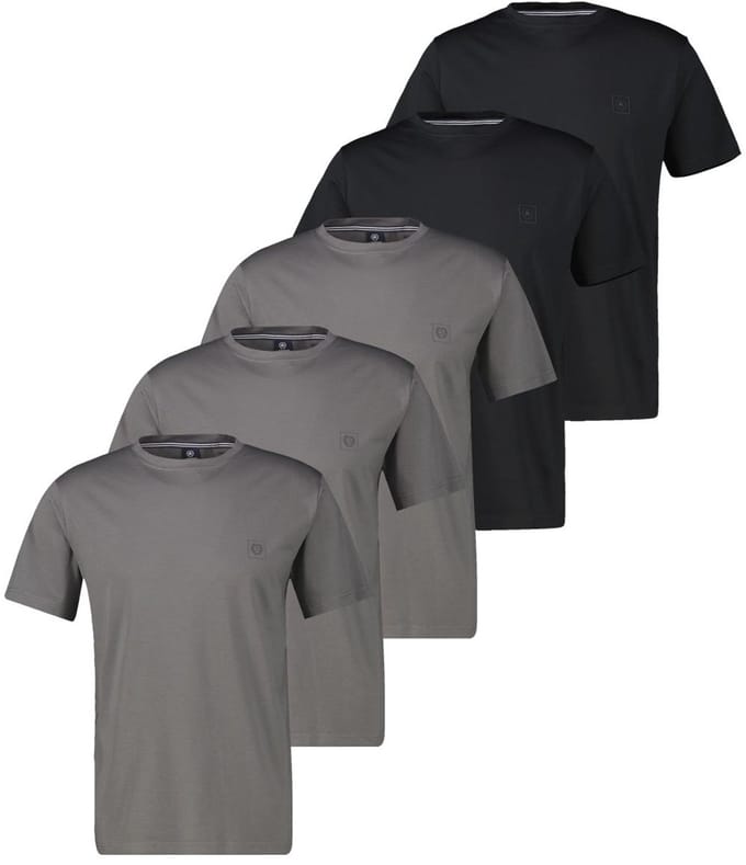 LERROS Heren t-shirt 5 pack Basic