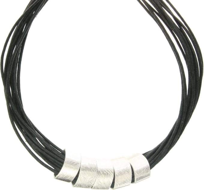 Behave - Ketting - Zwart - Minimalistisch Design - 38 cm
