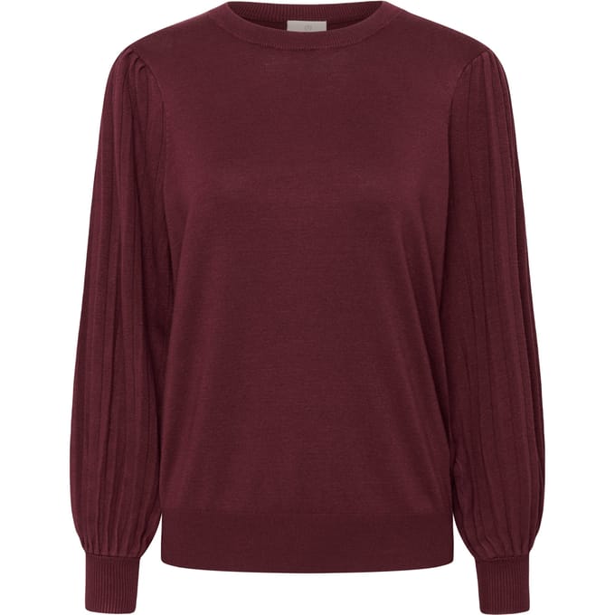Kaffe Trui Kalone Knit Pullover 10507905 191528 Windsor Wine Dames Maat - XS