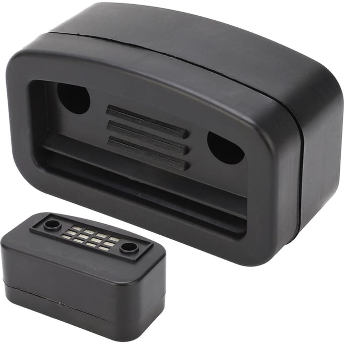 65mm Luchtcompressor Demper Geluid Ruis Demper Inlaat Pomp Inlaatfilter Plastic Behuizing Vierkant