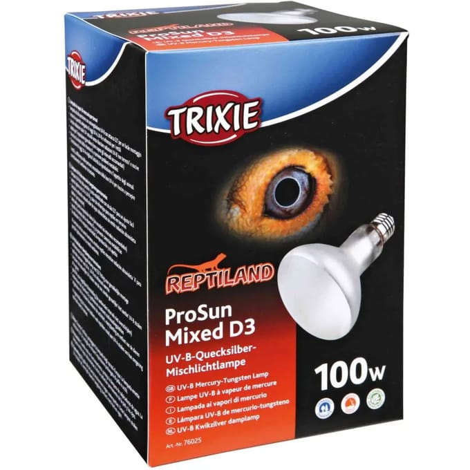 Terrariumlamp uv-b automatische start Trixie ProSun Mixed D3