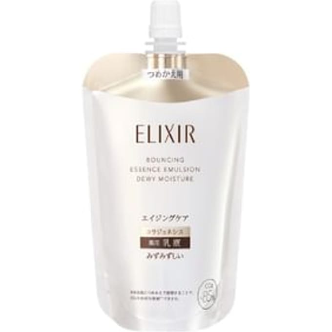 Shiseido - Elixir Bouncing Essence Emulsion Dewy Moisture - 110ml Refill