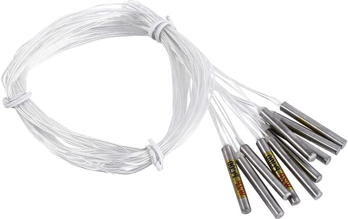 10 Stuks Waterdichte PT100 Temperatuursensor Probes - Nauwkeurige Meting -20°C tot 250°C