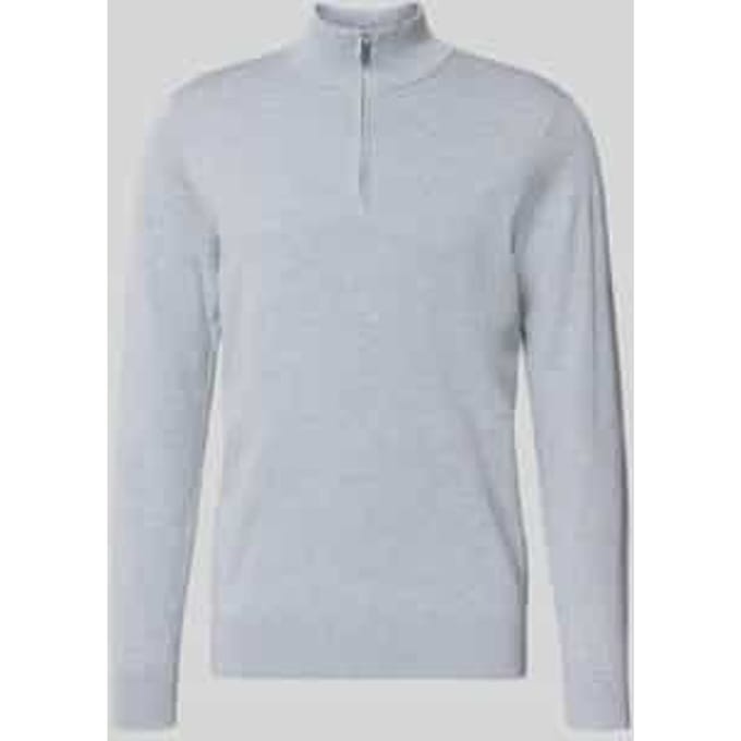 Profuomo Half Zip Pullover Tencel Blue  M
