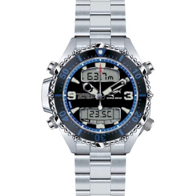 Chris Benz Dames, Heren, Unisex watch CB-D200X-B-MB