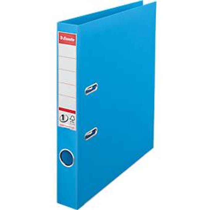 Esselte Ordner Power Nr. 1 - PP - A4 - rugbreedte 50 mm - verwisselbaar rugetiket - lichtblauw