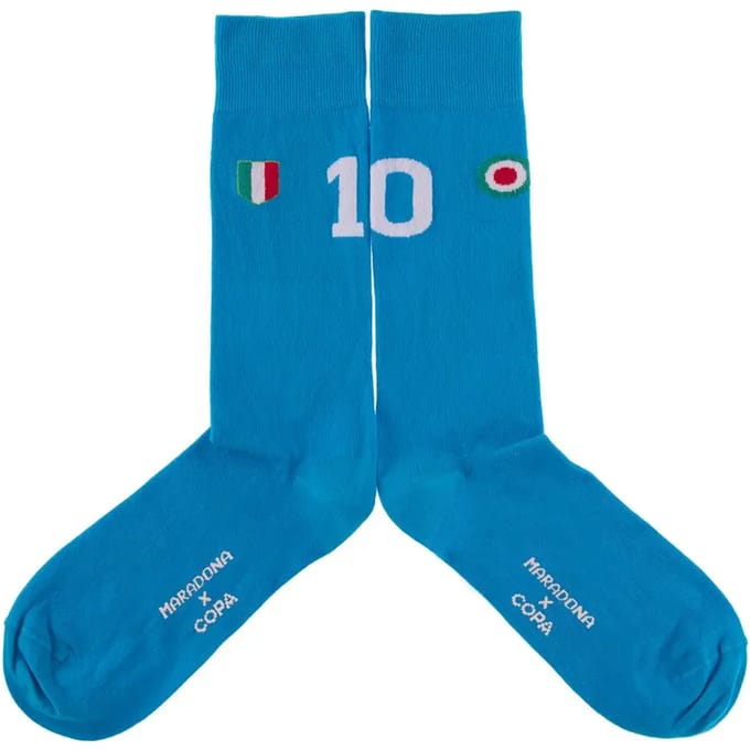 COPA - Maradona X COPA Number 10 Napoli Sokken - 40 - 46 - Blauw