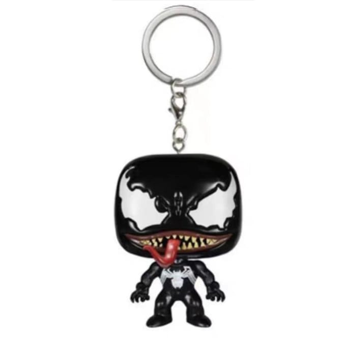 Chaîne de clés Pendentif Créatif Marvel Spider-Man Étudiant Anime Périphérique Porte-clés de Voiture Homme Mode Accessoires de Sac Femme Beaux Cadeaux 4cm argenté