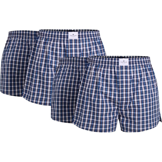 Tom Tailor Geweven boxershorts Verpakking van 4