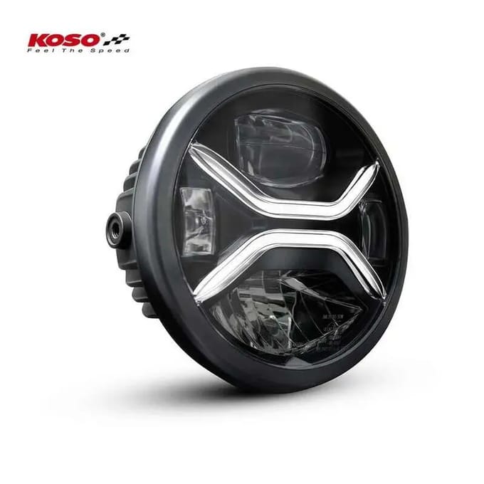 Insert van LED-motorkoplampen zijbevestiging Koso Xenith