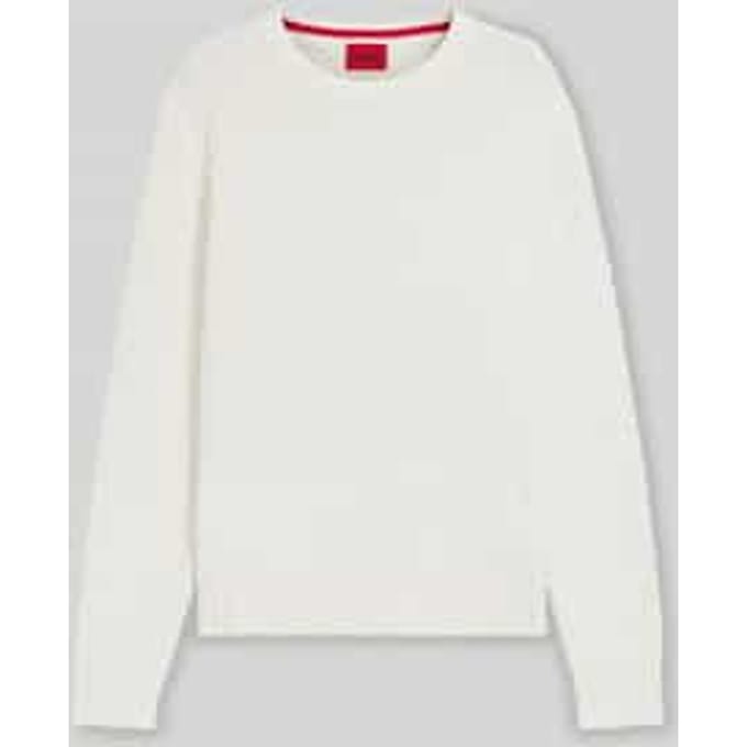 Regular fit gebreide pullover met 3D-structuurmotief, model 'SYER'