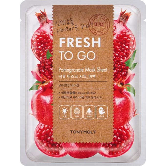 TONYMOLY - Fresh To Go Mask Sheet - POMEGRANATE - 1stuk