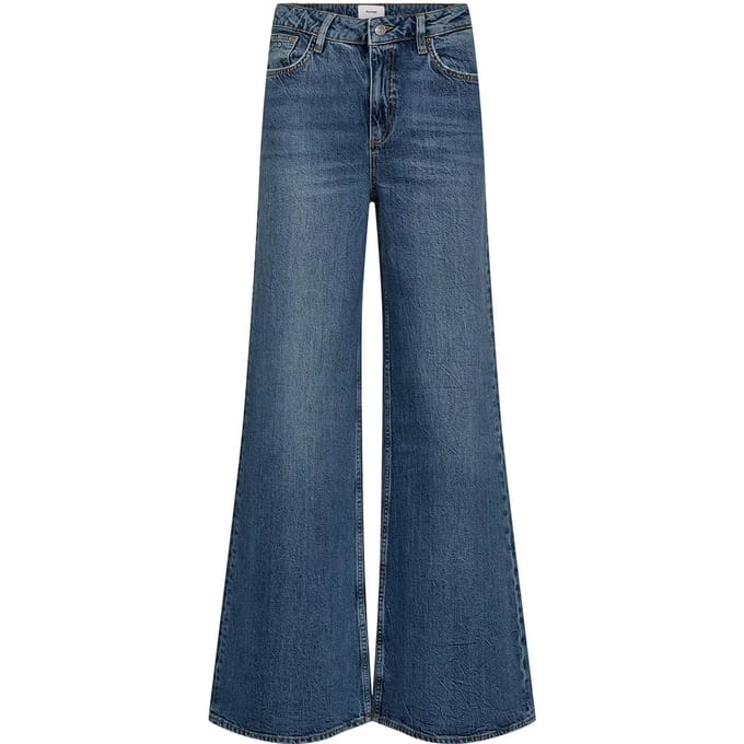 Flared/Bootcut Nümph NUMPH Nupisa HR Wide Jeans 706673 medium blue denim