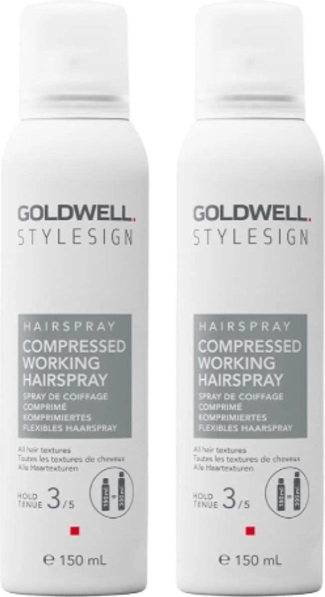 Goldwell Stylesign - Compressed Working Hairspray - voordeelverpakking - 2 x 150ml