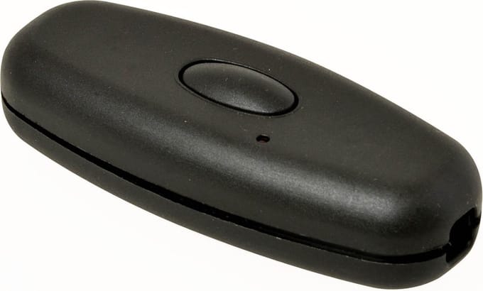 LED snoer dimmer - 220V - 10 tot 150 Watt - Zwart