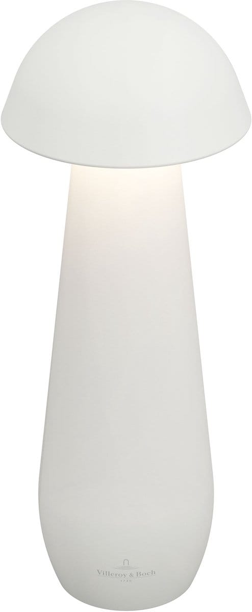 Villeroy & Boch tafellamp MODENA | 21cm| Wit| op accu