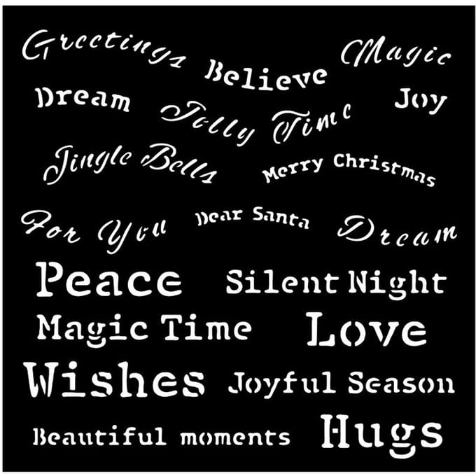 Sjabloon "Classic Christmas" - Quotes