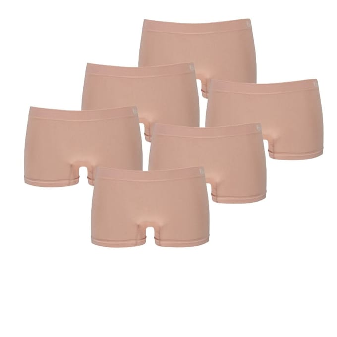 Bamboe Hipster Naadloos - 6-Pack - Voordeelpakket - Skin / XL