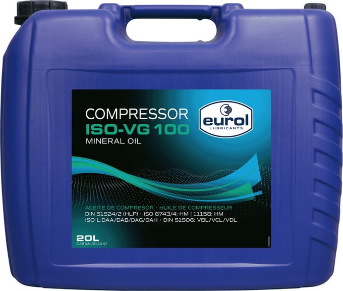 Eurol Compressor Oil ISO 100 - 20L