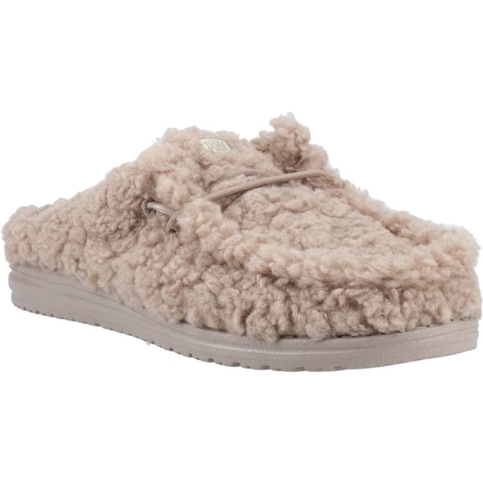 HEYDUDE Wally Polyester Heren Timber Wolf Muiltjes