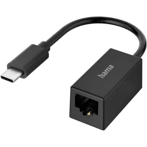 Hama USB 2.0 Adapter [1x USB-C - 1x RJ45-bus] Hama Netzwerk-Adapter, USB-C-Stecker - LAN/Ethernet-Buchse, 2,5 Gigabit Ethernet 0 cm