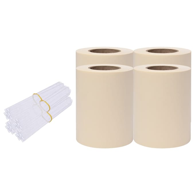 vidaXL - Privacystrips - 35x0,19 - m - PVC - crèmekleurig