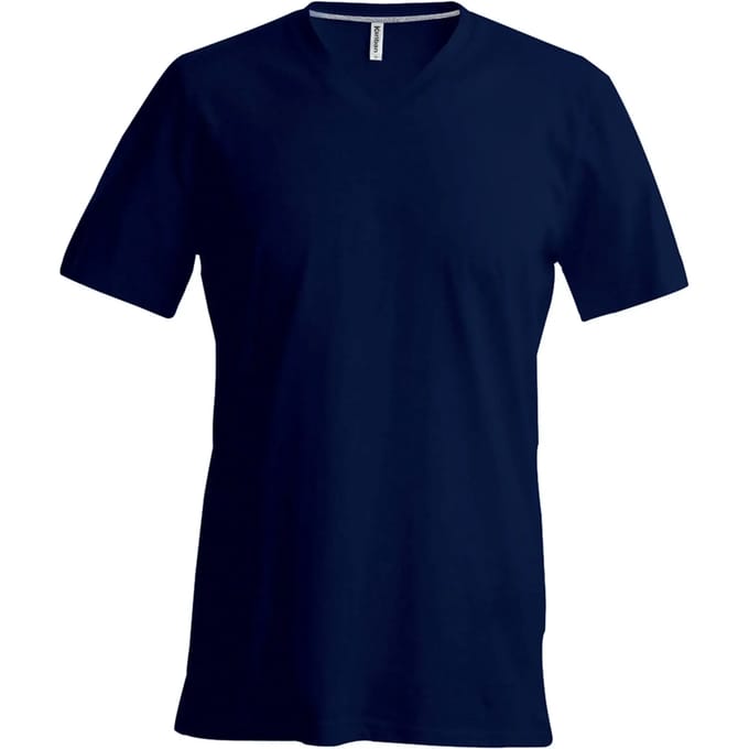 Kariban T-shirt V-hals korte mouwen K357 - Navy - XXL
