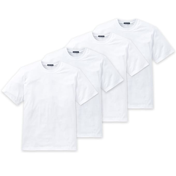 SCHIESSER T-shirt American T-Shirt Verpakking van 4