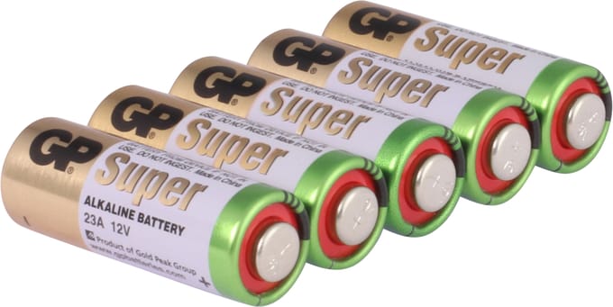GP 23A (MS21 /MN21) Rondcel Batterijen (5-pack) - Hoogspanning Alkaline