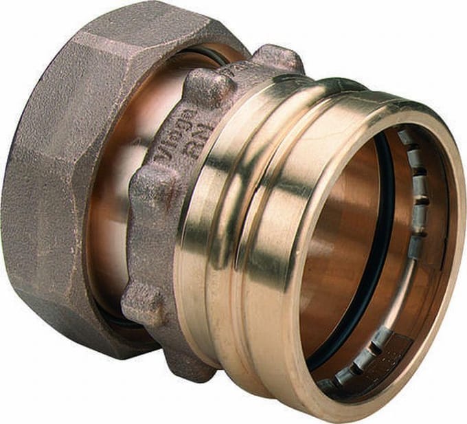 Viega Sanpress Fitting met 2 aansluitingen