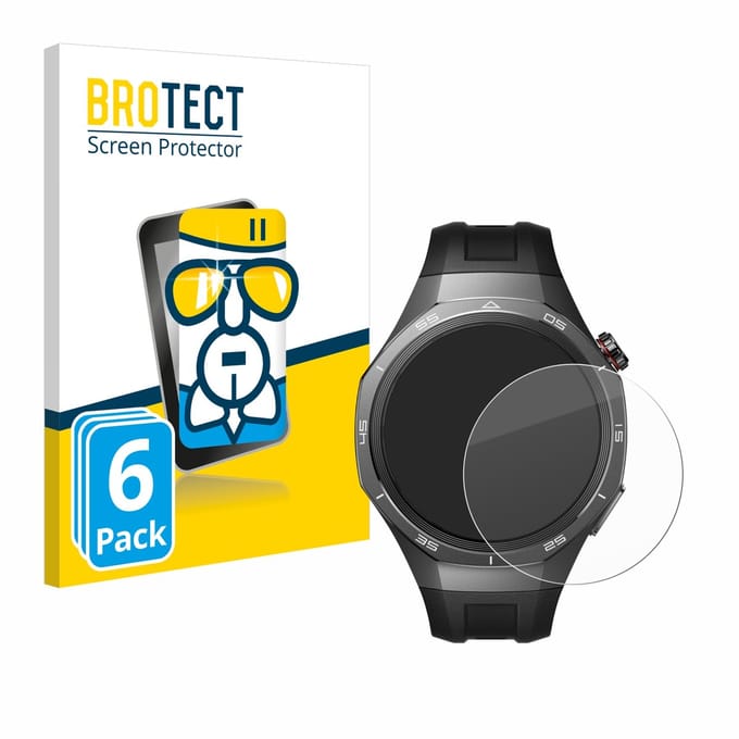 Screenprotector 6 Stuks voor Huawei Watch GT 5 Pro (46 mm) Beschermglas transparant