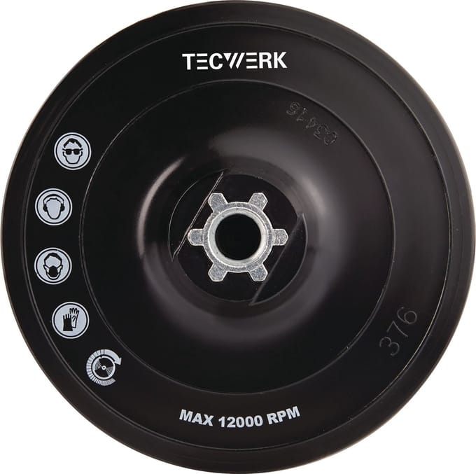 Steunpad D.115mm M14 klithechtend TECWERK