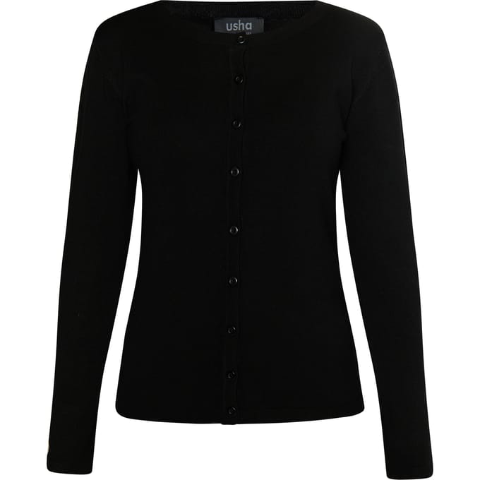 usha Vest Dames zwart