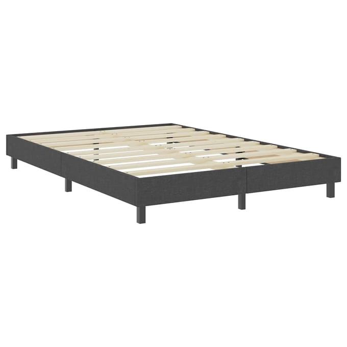 vidaXL - Boxspringframe - stof - grijs - 180x200 - cm