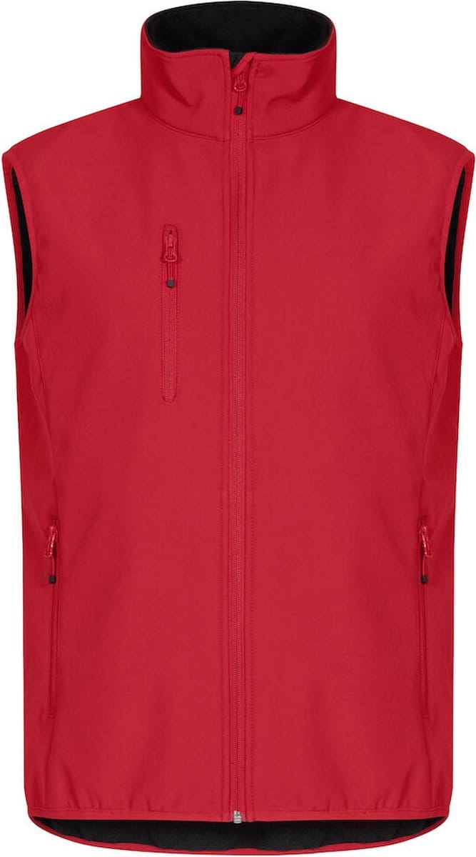 Clique Classic Softshell Vest 0200911 - Rood - S