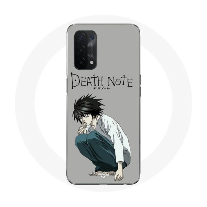 Hoesje - Oppo - A54 5G - Anime Death Note Ryuzaki - Flexibel - Wit - Unisex