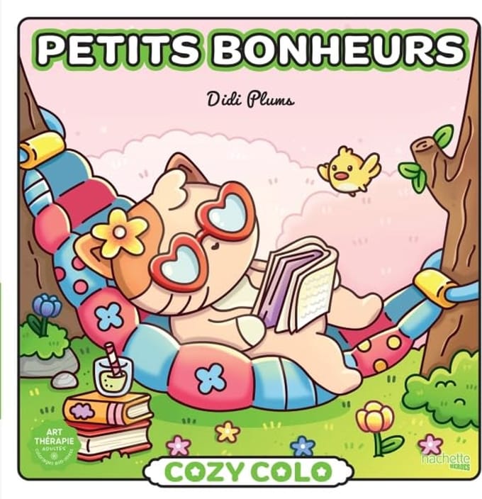 Atelier Créatif Cozy Colo COZY COLO DIDI PLUMS : PETITS BONHEURS - Kleurboek voor volwassenen