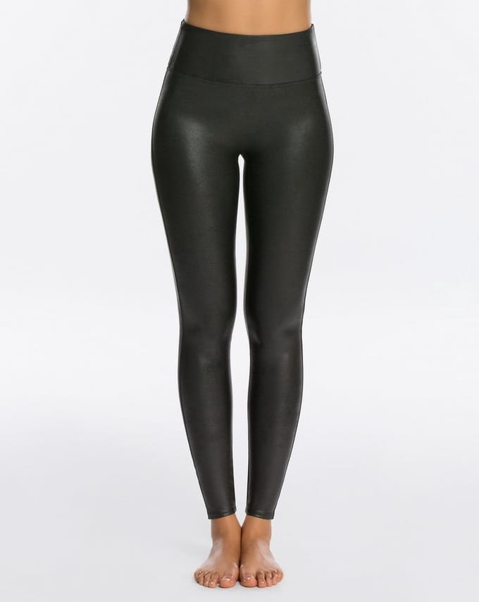 SPANXshape™ Faux Leather Leggings - Maat L - Zwart